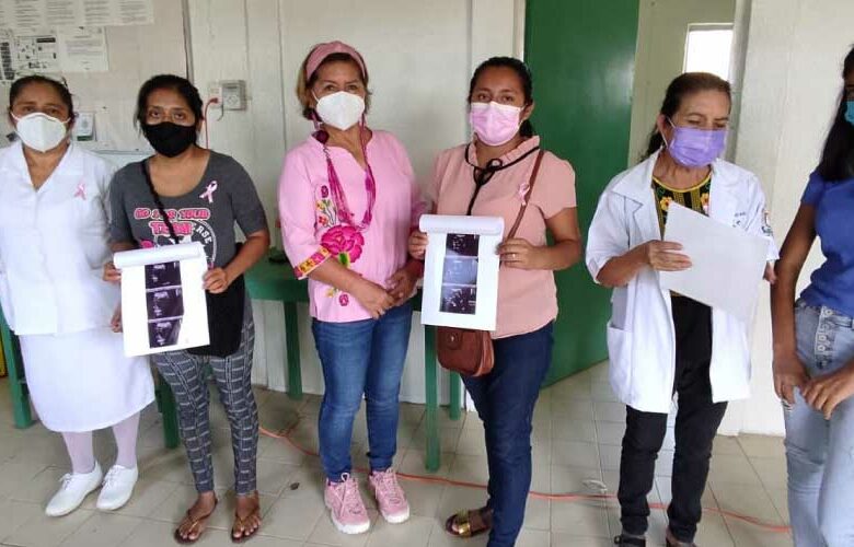 Brigada de ultrasonido en la Agencia Paso Real, San Juan Guichicovi, Oaxaca