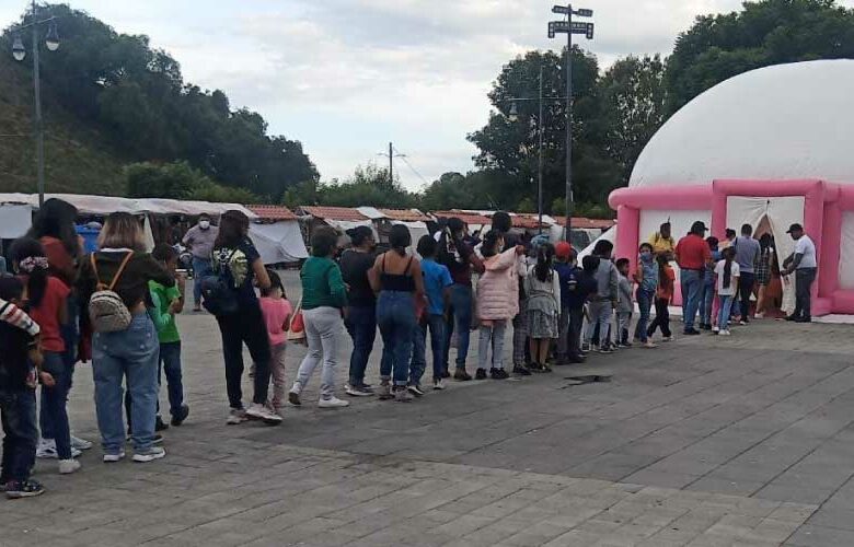 Cine domo en San Pedro Cholula, Puebla