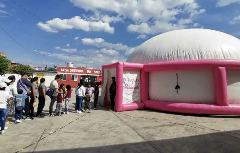 Cine domo en San Bartolo, Puebla