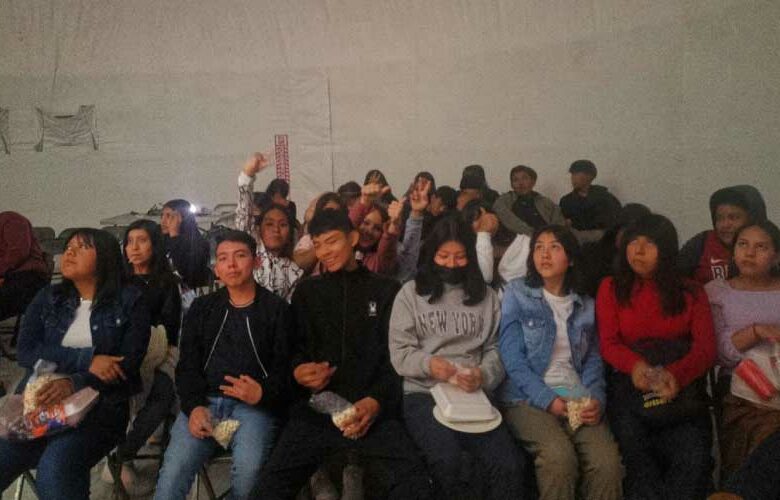 Cine en San Pedro Zacachimalpa, Puebla