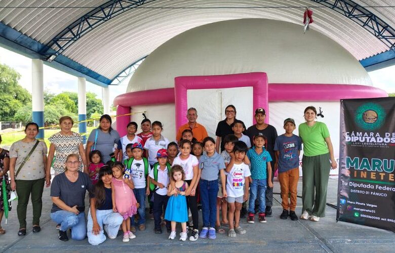 Cine domo en San Diego, Tantoyuca, Veracruz